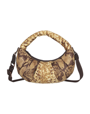 파이톤 샌드 베네치아 스몰 토트백