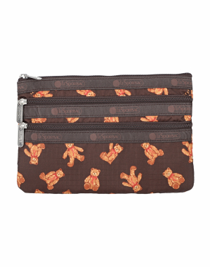 테디베어 원더랜드 쓰리집 코스메틱 파우치