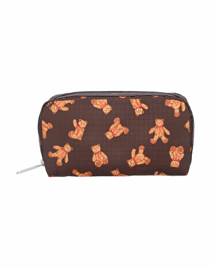 테디베어 원더랜드 렉탱귤러 코스메틱 파우치