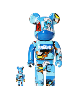 400%+100% BEARBRICK The Smurfs The Astrosmurf