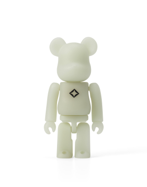 100% BEARBRICK HELINOX GLOW