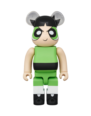 400% BEARBRICK THE POWERPUFF GIRLS BUTTERCUP