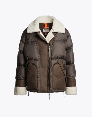 여성 숏 푸퍼 재킷 차이나-EARTH BROWN (25WMPWJKHN31PJ0109)