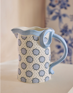 저그 베이스 화병 - 블루 보우