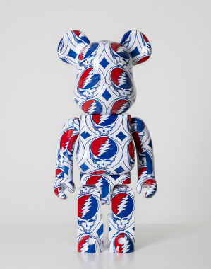 1000% BEARBRICK GRATEFUL DEAD (STEAL YOUR FACE)