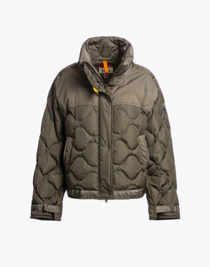 여성 숏 다운 재킷 수미다-OLIVE GREY (25WMPWPUUD31PJ0103)