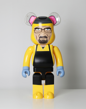 1000% BEARBRICK BREAKING BAD WALTER WHITE（CHEMICAL PROTECTIVE CLOTHING VER.）