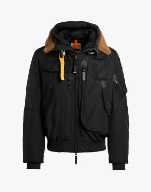 남성 후드 보머 자켓 고비 시어링-BLACK (25WMPMJKMA21PJ0541)