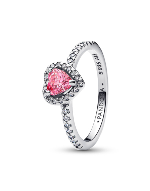 엘리베이티드 핑크 하트 링