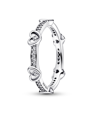 래디언트 스파클링 하트 링