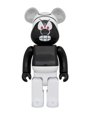400% BEARBRICK BLACK SMURF