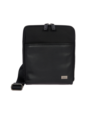 몬자 숄더백 라지 블랙