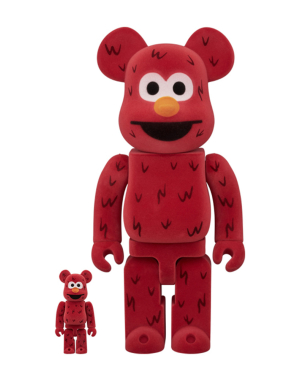 400%+100% BEARBRICK ELMO FLOCKY Ver.