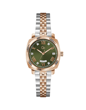 투톤 그린 플레어 쿠션 레이디 (Z44004L3) 여성시계