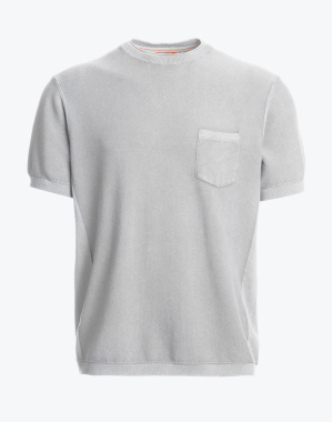 남성 반팔 니트 시릴-Ghiaccio (25SMPMKNPK04PJ0324)