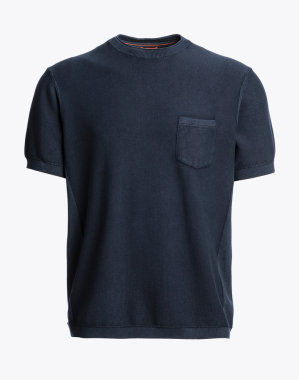 남성 반팔 니트 시릴-Blue Navy (25SMPMKNPK04PJ0316)