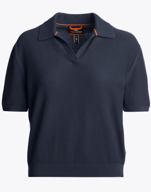 여성 피케 니트 샨-Blue Navy (25SMPWKNPK32PJ0316)