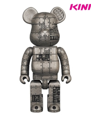 400% BEARBRICK ROYAL SELANGOR STEAMPUNK IRON BRIGHT
