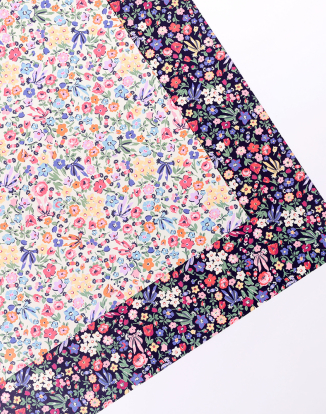 양면 포장지 - 하모니 딧시 크림 & 네이비 10매