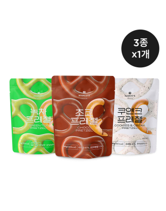 프레첼 60g 3종 x 1개 