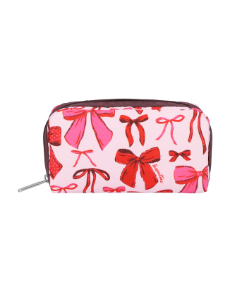 데인티 보우 렉탱귤러 코스메틱 파우치