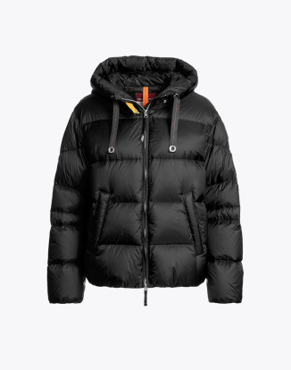 여성 숏 후드 다운 재킷 틸리-BLACK (25WMPWPUHY32PJ0541)