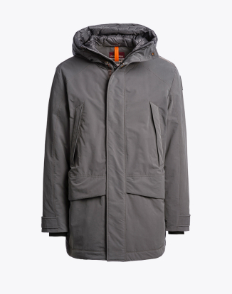 남성 롱 후드 다운 재킷 에프렘-PEWTER (25WMPMJKXT02PJ0735)