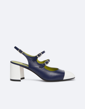 파파야 네이비&화이트 메리제인