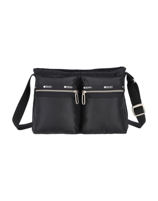 트루 블랙 C 에센셜 집 크로스바디백