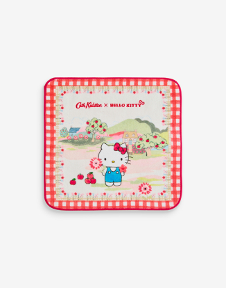 Hello Kitty 코티지 타올 손수건 - 헬로 키티 씬