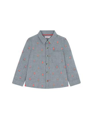 롱슬리브 셔츠 타이니 버스