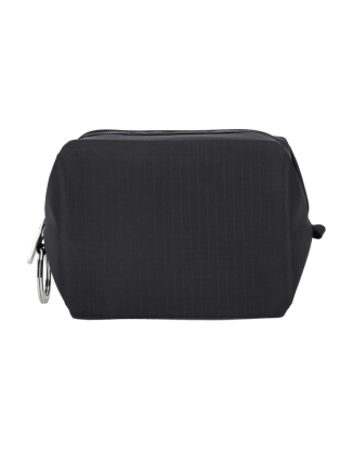 리사이클드 블랙 스몰 집 파우치