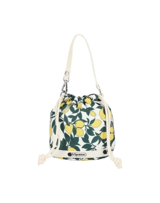 레몬 오키드 드로우스트링 버켓 참