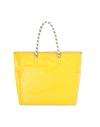 레몬/펄 샤인 라지 투웨이 토트백
