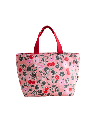 런치 토트백 - 핑크 체리 번치