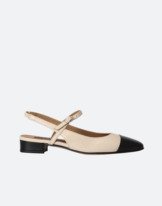 오세아노 베이지 & 블랙 메리제인