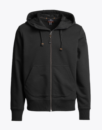 남성 풀집업 후디 찰리 이지-Black (26SMPMFLEY24PJ0541)