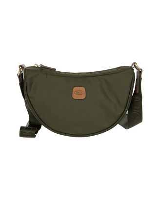 엑스백 하프문 미니백 올리브