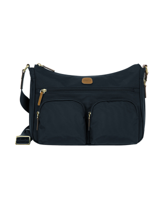 엑스백 호보 메신저백 오션 블루