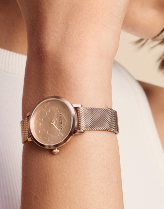 로즈골드 울트라 슬림 플로럴