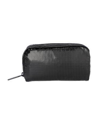 블랙 샤인 렉탱귤러 코스메틱 파우치