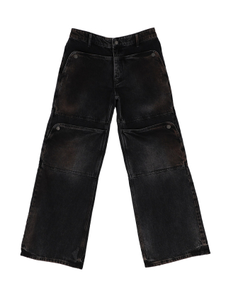 GUSA 데님 유틸리티 팬츠