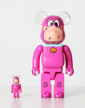 400%+100% BEARBRICK DINO The Flintstones