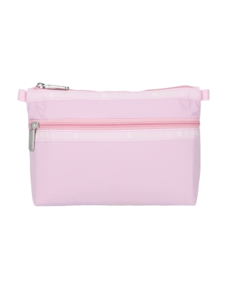 스노우 핑크 코스메틱 클러치