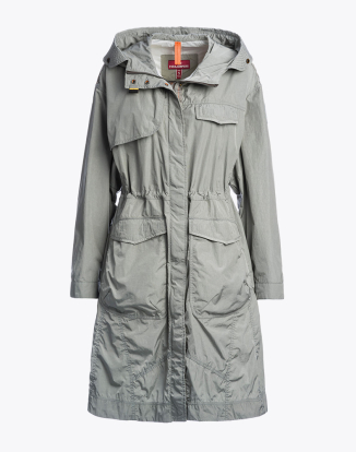 여성 후드 롱 라이트 자켓 하이안드라-Grey Fox (25SMPWJKWI34PJ0305)