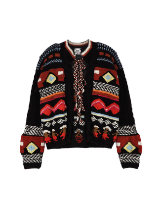 나니아 멀티컬러 니트 스웨터