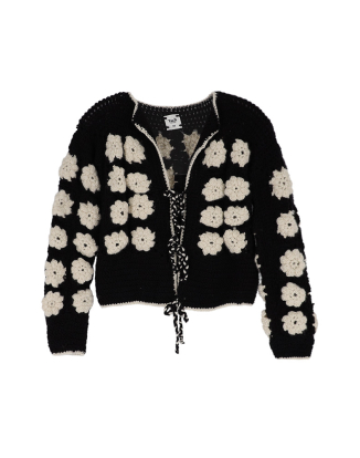 다나 크로쳇 가디건