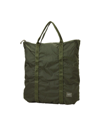 FLEX 2WAY TOTE BAG-SAGE GREEN