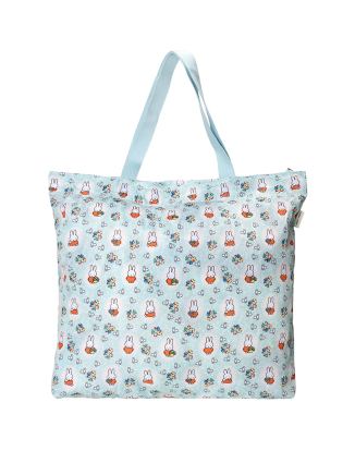 라지 폴더웨이 토트 - 미피 프레임 블루