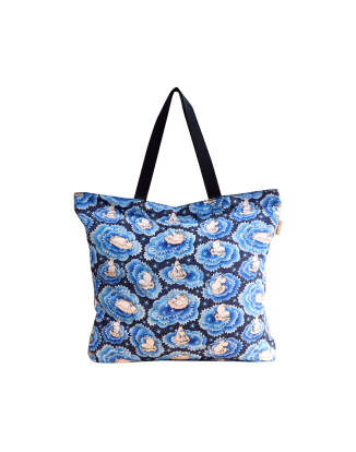 라지 폴더웨이 토트 - 무민 클라우드